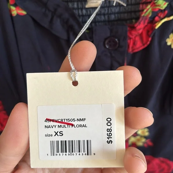 Favorite Daughter Xs floral top NWT - Picture 4 of 5